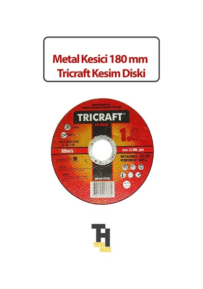 Metal Kesici 180 Mm Tricraft Kesim Diski