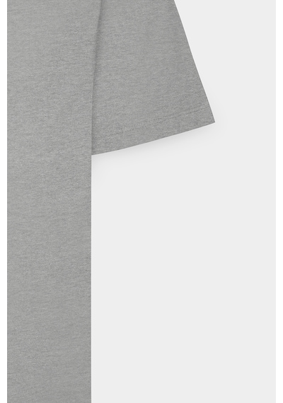 AC&Co / Altınyıldız Classics 4A4800000001GMJXS Slim Fit Bisiklet Yaka Pamuklu Erkek Tişört Gri Melanj