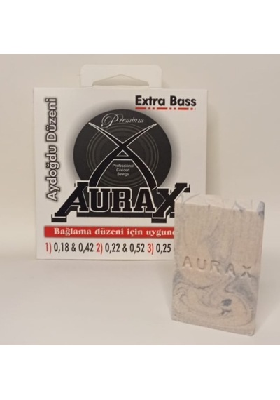 Aurax Ax-18p-s Saz Teli Profesyonel 0.18 Kısa Sap Extra Bass Sabun Hediyeli