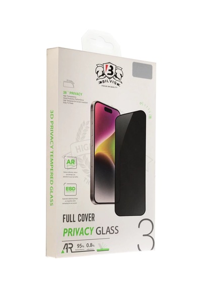 Apple İphone 13 Pro Max Uyumlu Bilvis 3d Hayalet Cam Ekran Koruyucu