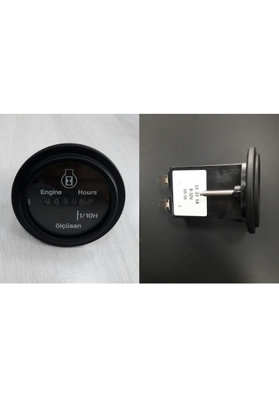 Ölçüsan 8V - 32V 52 MM Motor Çalışma Saati