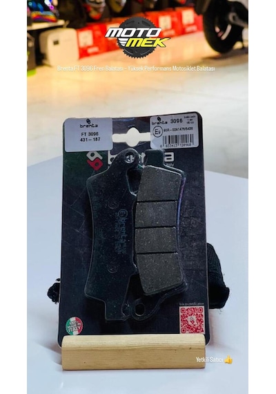 Kymco Xtown 125i Brenta Ft 3096 Fren Balatası Yüksek Performans Motosiklet Balatası
