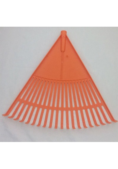 Plastik Turuncu Bahçe Tırmığı 10'lu Set
