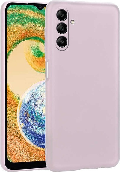 Noktaks - Galaxy Uyumlu A04s Uyumlu - Kılıf Mat Soft Premier Silikon Kapak - Rose Gold - T24380 Rose Gold