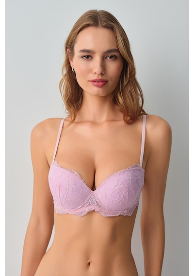 Suwen Scarlet Dantelli Tam Dolgulu Sütyen Wsl10110202077 Pembe
