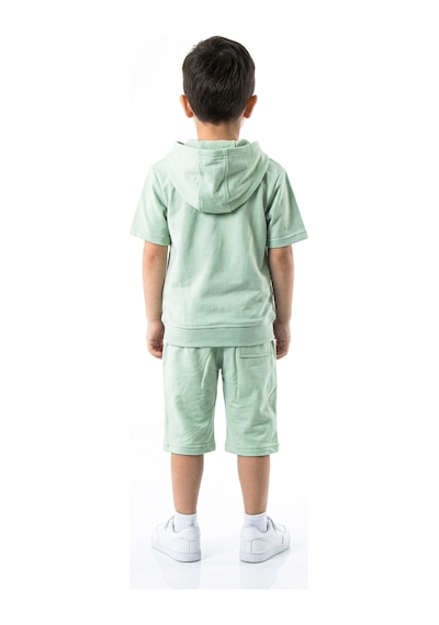 Xo Kids Erkek Çocuk Yazlık 2li Alt Üst Takım Tişort + Şort 2-7 Yaş 3221 Mint