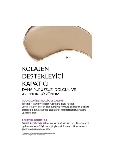 Avon Anew Düzgünleştirici Ve Tazeleyici Likit Kapatıcı 12 ML 34n Medium Tan 0