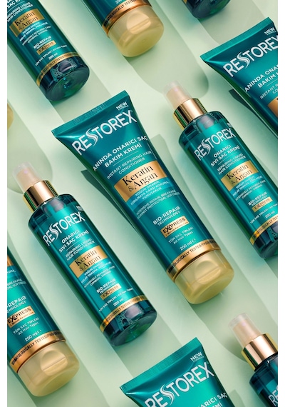 Restorex Keratin & Argan Onarıcı Saç Bakım Kremi 250 Ml - Yıpranmış Ve Hasar Görmüş Saçlar