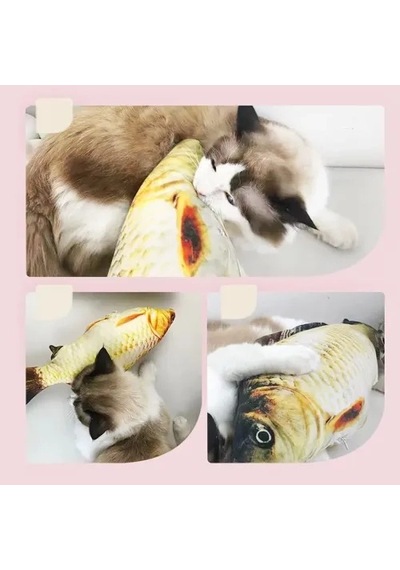 Zenviya21 Peluş Balık Kedi Oyuncağı Zenya785