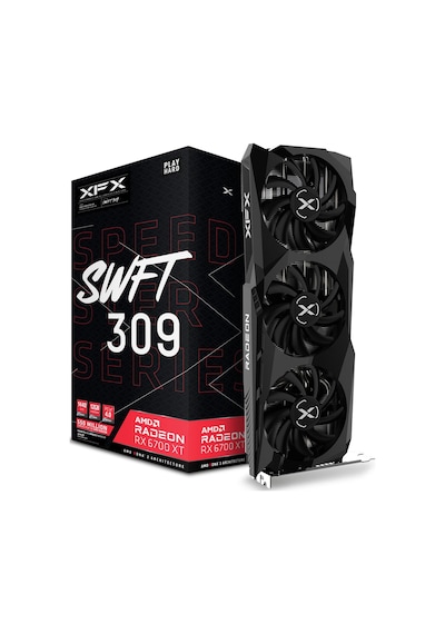 XFX AMD Radeon RX 6700 XT Speedster SWFT 309 Core Gaming RX-67XTYJFDV 12 GB GDDR6 192 Bit Ekran Kartı