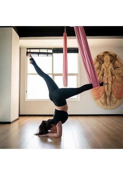 Avessa Yoga Woo Hamak Set Pembe