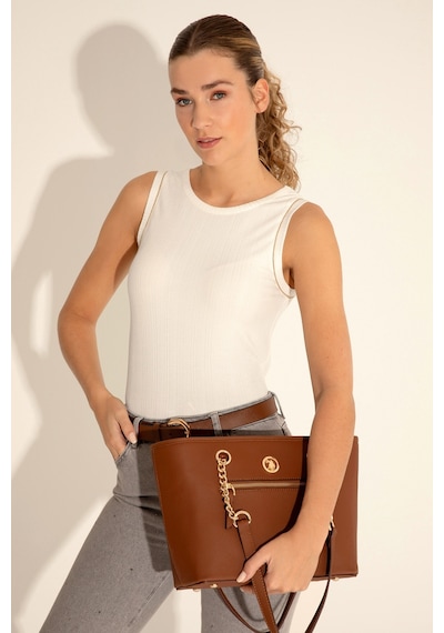 U.S. Polo Assn. Kadın Taba Kol Çantası 50293654-VR099