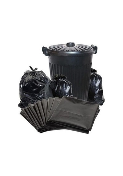 Jumbo Siyah Çöp Poşeti Rulo Çöp Poşeti 80 x 110 CM 330 G