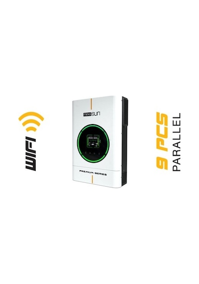 Mexxsun 48 V Volt 6000 W Watt 6 Kw Mppt Tam Sınus Akıllı Hibrit Dahili Wifi Inverter 220 Volt Çevirici Invertör
