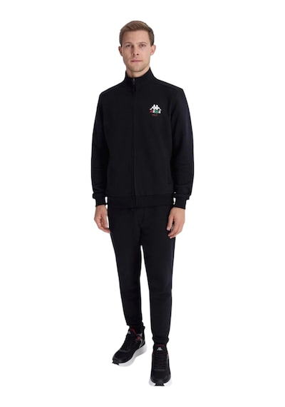Kappa Authentic İtaly Full Zip Erkek Mavi Comfort Fit Fermuarlı Eşofman Üstü Sİyah