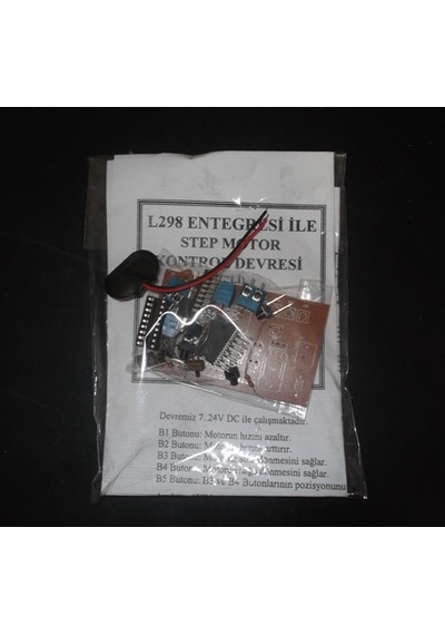 L298 İle Step Motor Kontrol - Pic'Li