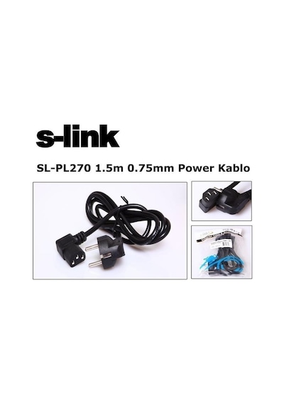 S-Link Sl Pl270 1.5M 0.75 MM Power Kablo