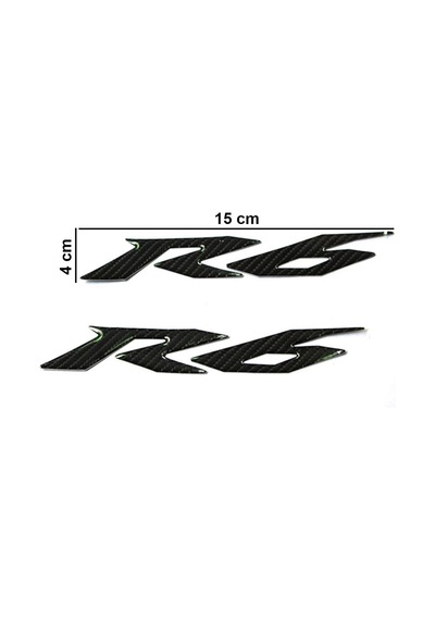 3D Yamaha R6 Karbon Sticker 2 Adet N11.22518