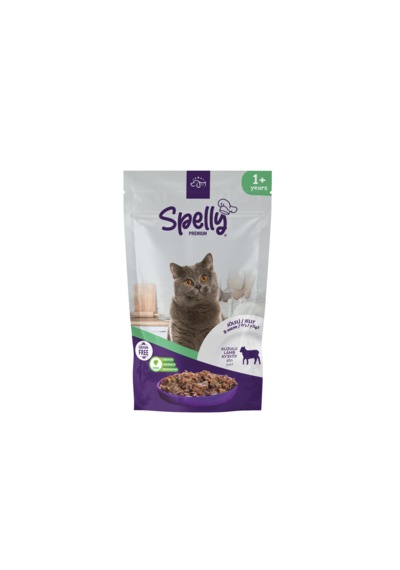 Spelly Pouch Kuzulu Yetişkin Kedi Maması 24 x 85 G
