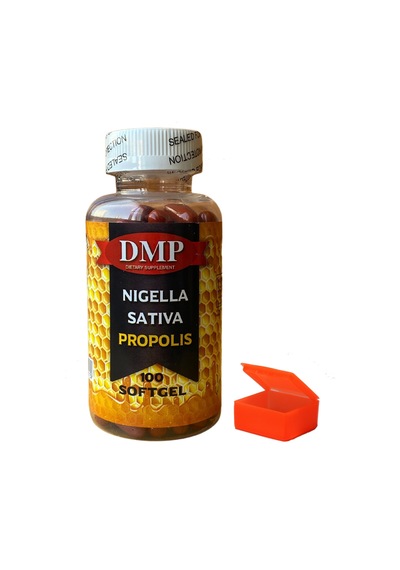 Dmp Propolis Çörek Otu Nigella Sativa 100 Softgel + Hap Kutusu