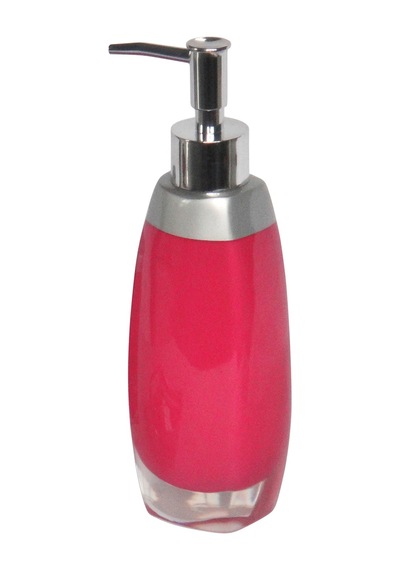 SIVI SABUNLUK GRİ PEMBE MODEL POLİRESİN 6x5x22cm