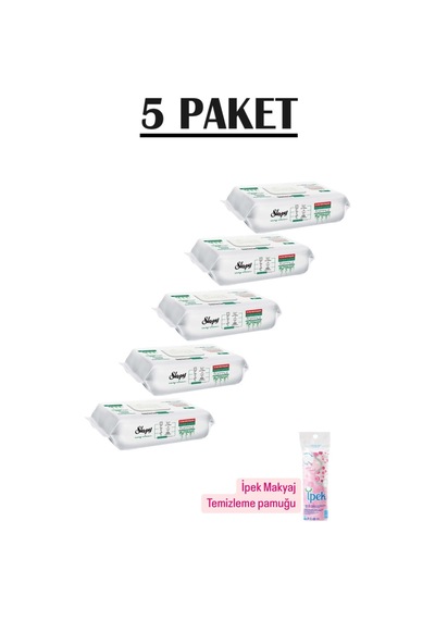 Sleepyyüzey Temizlik Mendili Havlusu 100' Lü 5 Paket 500 Yaprak Hediyeli Diğer