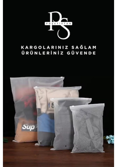 Valiz Ve Dolap Içi Düzenleyici Buzlu Fermuarlı Poşet Torba 10 Adet 15 Cm X 10 Cm Buzlu Şeffaf 15 X 1