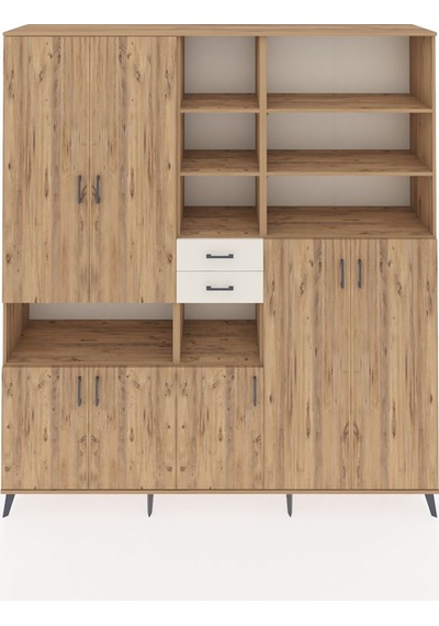 Hyperion Dolap 17 Raflı 2 Çekmeceli 7 Kapaklı 220x44x243 Çam-çam/aytaşı Atlas Çam/aytası Hyperion Dolap 17 Raflı 2 Çekmeceli 7 Kapaklı 220x44x243 Çam-çam/aytaşı Atlas Çam/aytası