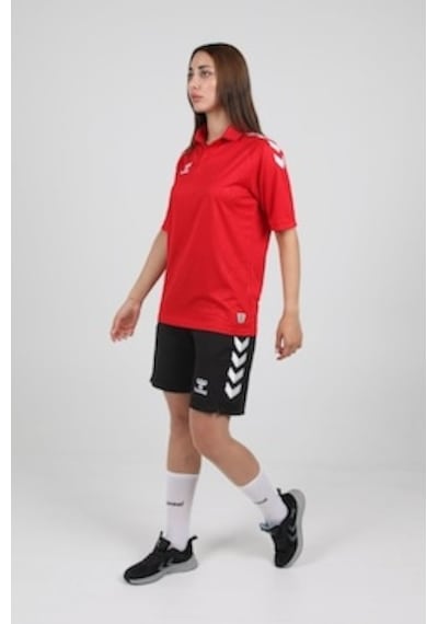 Hummel Dream Kamp Tişört, Polo Yaka Kırmızı