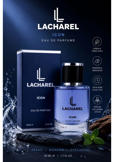 Lacharel Icon Eau De Parfum 50 Ml Ferah Odunsu Amber Maskülen Parfüm Diğer