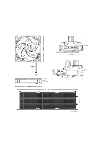 Arctic Liquid Freezer Iı 420 Intel / Amd Uyumlu. 420Mm Radyatör