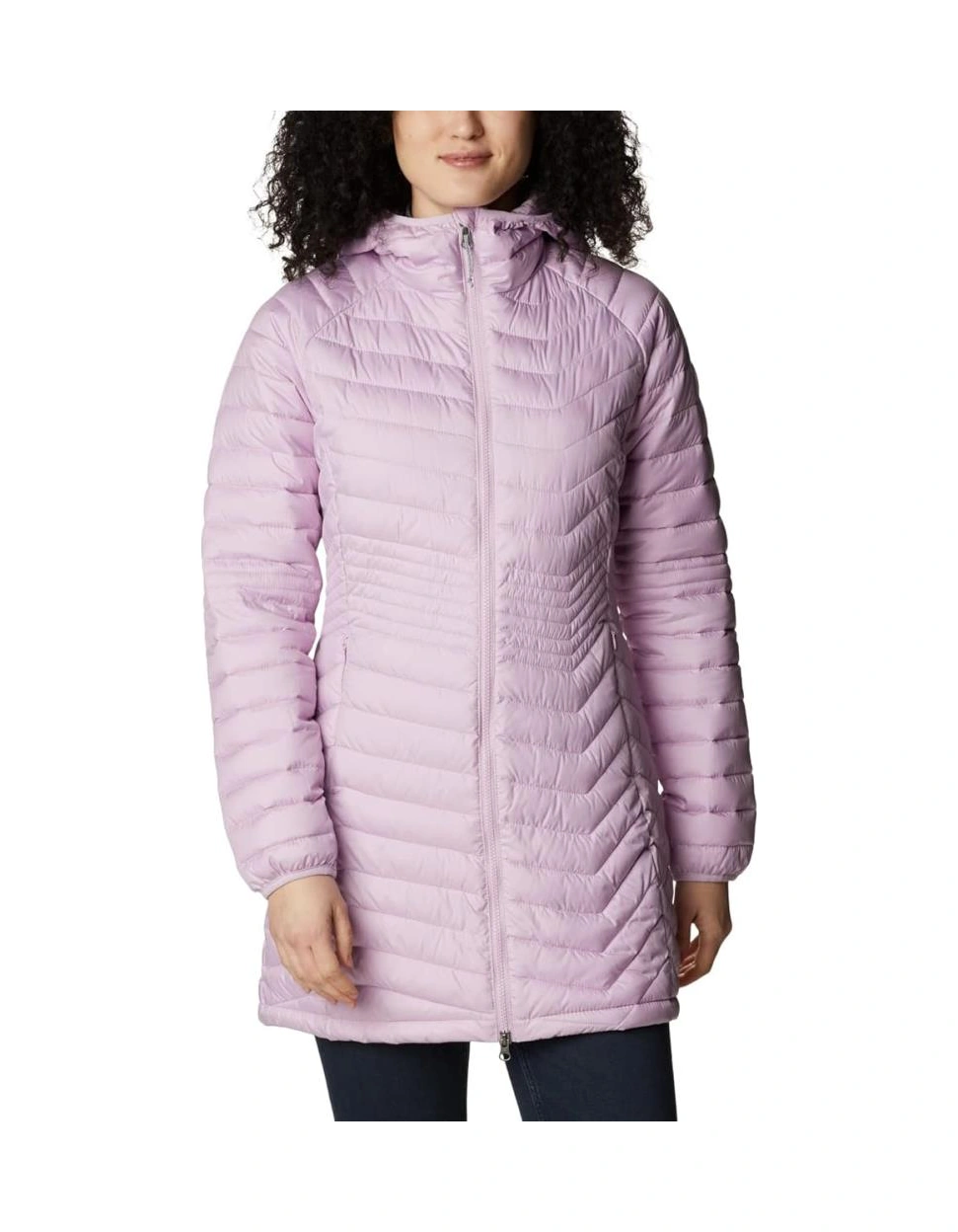 Columbia Powder Lite Mid Kadın Mont Lila