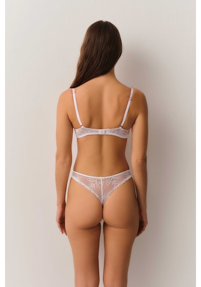 Suwen Pearl Brazilian String Külot St4447602b036 Ekru