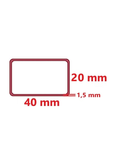 Boyalı 20 X 40 X 1,5 Mm Kutu Profil 20X40X1,5 Demir (1 Mt Fiyatı)