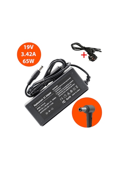 Asus Uyumlu Exa1208Eh 19V 3.42A 65W Laptop Adaptör Şarj Aleti 65W