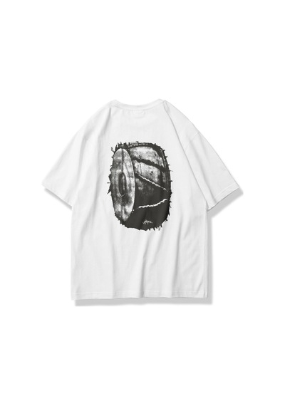 Flood Of Style Unisex Utopia Wheel Travis Scott Tshirt Beyaz