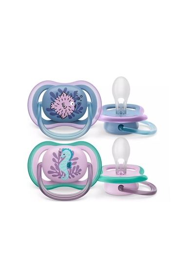 Philips Avent Ultra Air Emzik 6-18 Ay 2li Kız Scf085/61 Çok Renkli