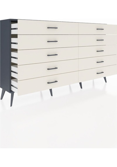 Arges Konsol 10 Çekmeceli 176x30x99 Antrasit-antrasit/aytaşı Antrasit-antrasit/aytaşı Arges Konsol 10 Çekmeceli 176x30x99 Antrasit-antrasit/aytaşı Antrasit-antrasit/aytaşı