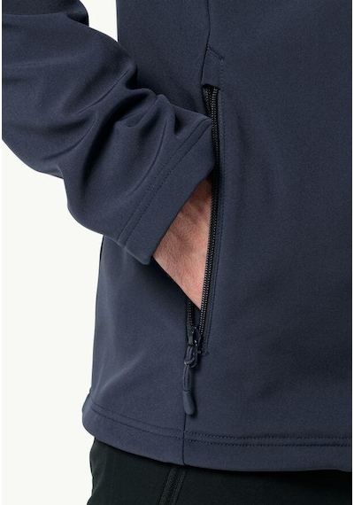 Jack Wolfskin Whirlwind Softshell Erkek Ceket Lacivert A62521-1058 Lacivert