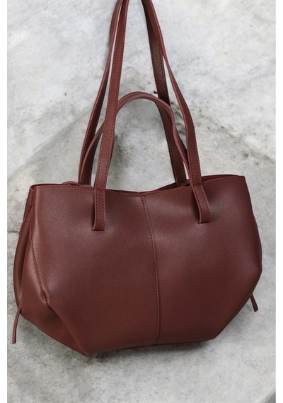 Glemix Sunday Bordo Shopper Pinterest Kadın Kol Ve Omuz Çantası Bordo