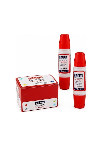 Sıvı Yapıştırıcı Çift Uçlu Şeffaf 30ml 3 Adet Fatih Çift Taraflı Uhu Kağıt Karton Yapıştırıcısı Okul Büro Ofis