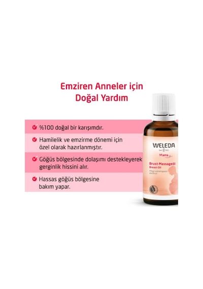 Weleda Organik Göğüs Masaj Yağı 50ml
