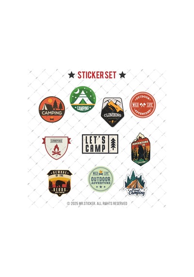 Bdls5 Küçük Boy 10lu Sticker Seti