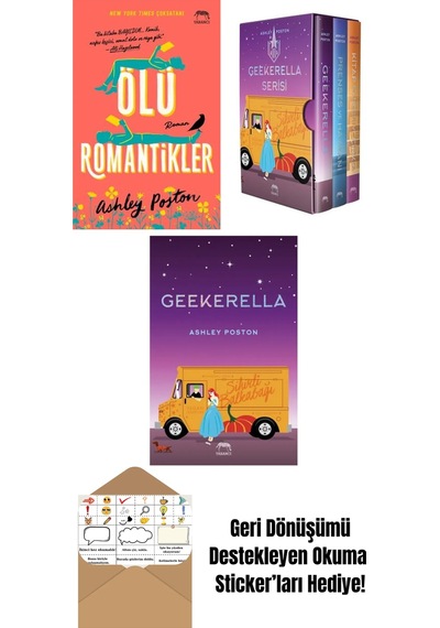 Ölü Romantikler + Geekerella Serisi Kutulu Set 3 Kitap + Prenses Ve Hayranı