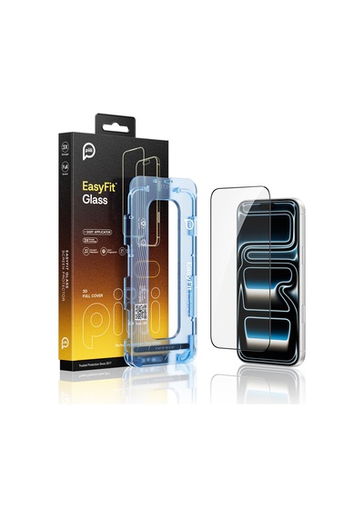 Piili Clearglass Snapfit Apple iPhone Uyumlu 17 Pro Max/16 Pro Max Ekran Koruyucu Şeffaf