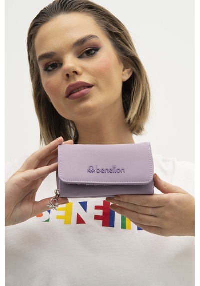 United Colors of Benetton Lila Kadın Cüzdan Bnt-1210