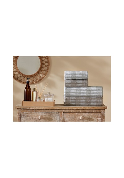 Striscia Havlu Seti Kahverengi-bej Kahverengi/bej