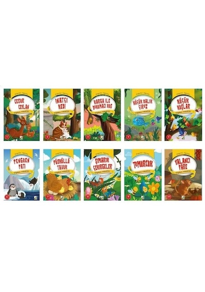 Çiğdem Masallar - 10 Kitap Takım- Damla Yayınevi