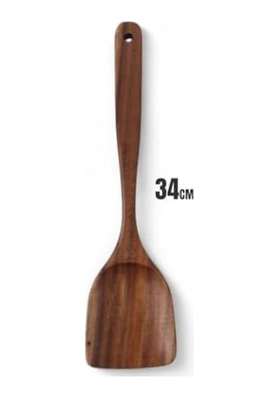 Doğal Akasya Ağacından El Oyması Servis Çatalı 26cm Antibakteriyel, Dayanıklı Ve Çevre Dostu Ahşap Kaşığı Şık Ve Uzun Ömürlü Mutfak Gereci Akasya Geniş Spatula 0