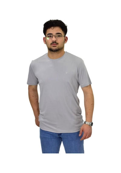 Raymons Erkek Sıfıryaka Düz Merserize Tişört T6034 Bgl-st04527 gri Gri